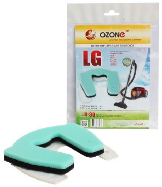Аксессуары д/пылесосов OZONE microne H-30 набор микрофильтров для пылесосов LG