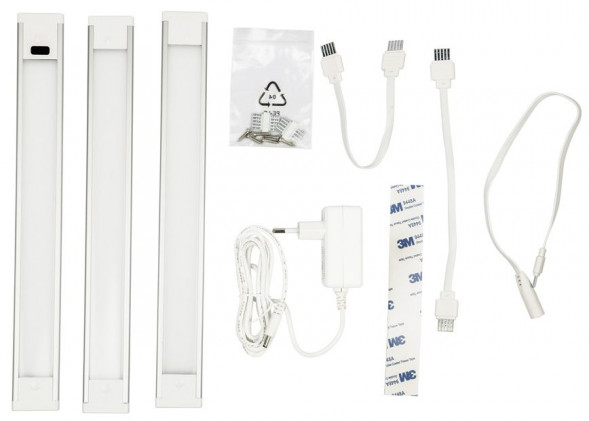 ЭЛЕКТРИКА UNIEL (UL-00008279) ULM-F44-3x3W/4500K/DIM SENSOR IP20 SILVER
