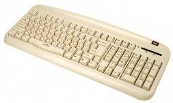 Клавиатура ОКЛИК 300M красная