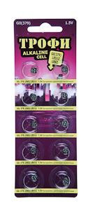 Элементы питания ТРОФИ G3 (392) LR736, LR41 (10)