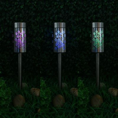 Фонарь на солн. бат INBLOOM Фонарь на солн. бат. 6х41,5см LED1*RGB IP44 1*1.2V Ni-MH AAA600mAH 2.1v35мА, металл, пласт. 475-297