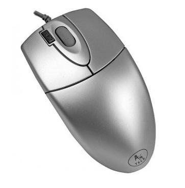 Мышь проводная A4TECH OP-620D-3 PS/2 серебро