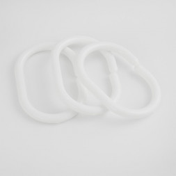 Комплект колец САНАКС 75000 Кольца для штор в ванную пластиковые (14 штук)