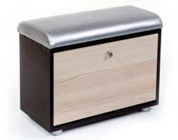 Обувница БИТЕЛ МС-1 Венге/Ясень/Серебро С-116 (2 кор)