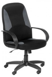 Кресло компьютерное OLSS кресло АМИГО 783 ткань сетка 783 TW-11 черный\TW-12 серый