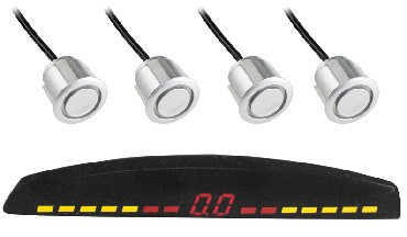 Датчик парковки INTERPOWER IP-415 WHITE 4 датчика (19 mm)