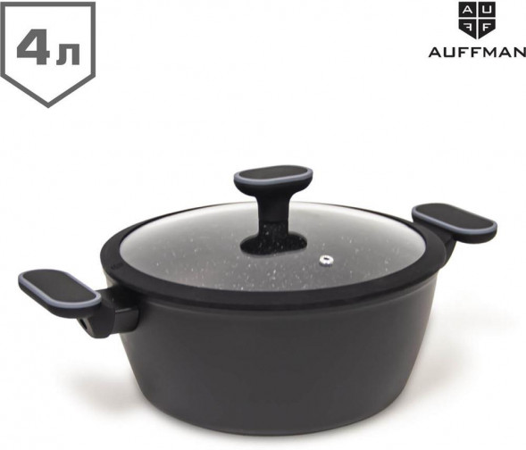 Кастрюля AUFFMAN AM-3100 объем 4л с крышкой 24*10,5см