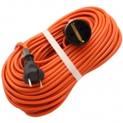 Удлинители СИБРТЕХ 95813 Удлинитель-шнур силовой, б/з, ПВС,30м,1200 Вт (6А), 1 розетка, тип УХз6
