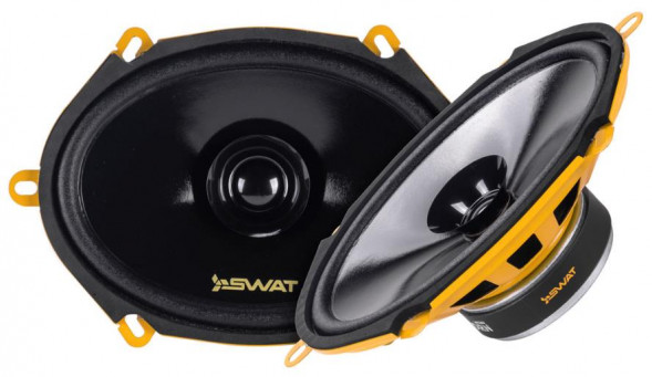 Автоакустика SWAT SP-H57V2/ 5*7 (13*18 см.), широкополосная 70/280 Вт