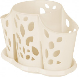 Сушилка для столовых приборов PLAST TEAM PT405812048 3х-секционная молочный туман