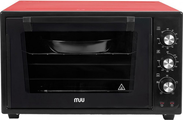 Мини печь MIU 3603 L черно-красная