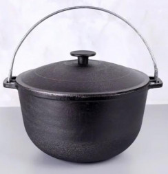 Казан ГАРДАРИКА 1506-3 походный чугунный с/кр 6,0л