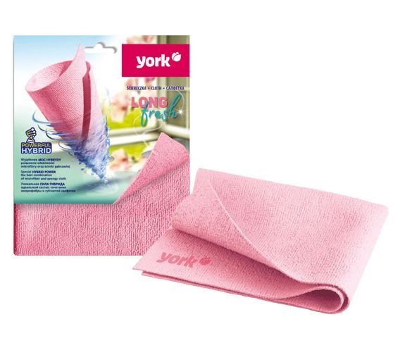 Салфетка YORK из микрофибры ЛОНГ ФРЕШ 026250