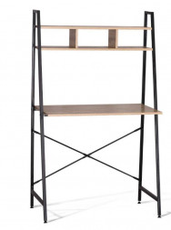 Стол SHEFFILTON SHT-T36 черный муар/скандинавский орех ЛДСП/металл 179343