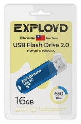 USB флэш-накопитель EXPLOYD EX-16GB-650-Blue