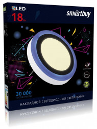 Светильник SMARTBUY (SBL1-DLB-18-3K-B) 18w/3000K+B