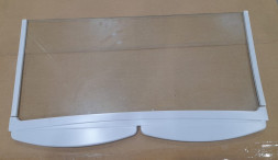 Запасная часть к холодильнику DON зч Полка стеклянная 495 х 272 х 4 с обрамлением нижняя (для холодильников с верхней МК)