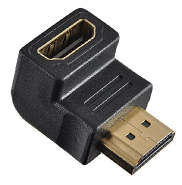 Кабель, переходник PERFEO (A7005) переходник угловой HDMI A вилка - HDMI A розетка