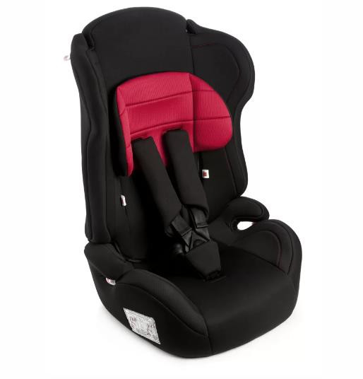 Детское автомобильное кресло ZLATEK KRES4135 ZL513 Lux разборное гр.I/II/III, гламур красный