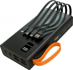 Зарядное устройство MORE CHOICE (4620202550576) PB22-30 с кабелем 2USB 2.1A - 30000mAh черный