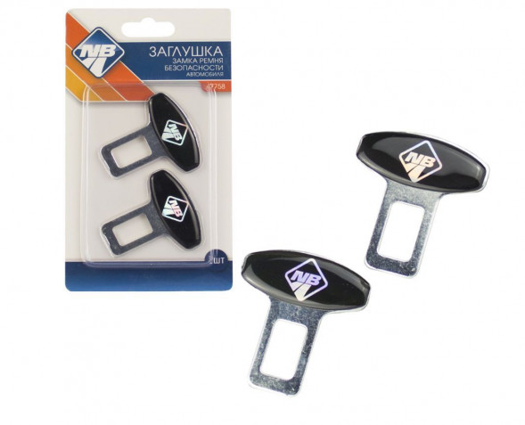 Заглушка замка ремня безопасности NOVA BRIGHT замки (2 шт.) 47758