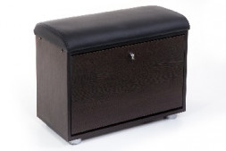 Обувница БИТЕЛ МС-1 Венге/Черный С-118 (2 кор)