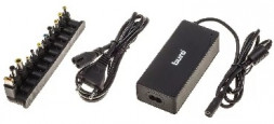 Адаптер питания BURO BUM-0220B65 автоматический 65W 12V-20V 11-CONNECTORS 3.25A 1XUSB 2.1A от сети