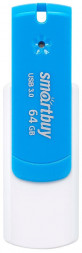 Флэш-напокитель SMARTBUY (SB64GBDB-3) UFD 3.0/3.1 064GB Diamond Blu