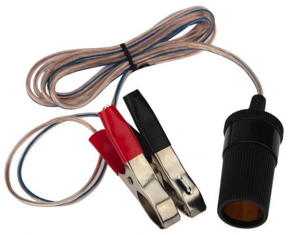 Разьемы автомобильные REXANT (16-0215) Удлинитель автоприкуривателя от аккумулятора 1.5 м REXANT