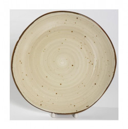 Тарелка SAMOLD 206-55024 ХОРЕКА ГРАФИТ, мелкая 260мм