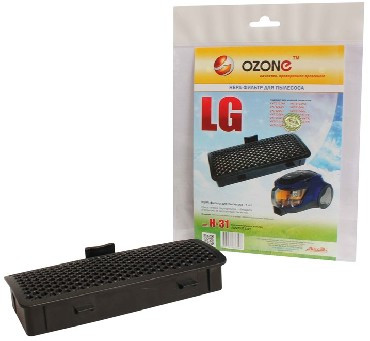 Аксессуары д/пылесосов OZONE microne H-31 НЕРА-фильтр для пылесоса LG
