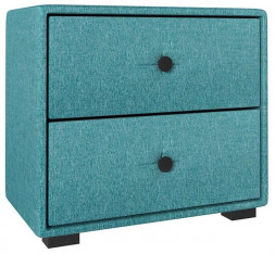 Тумба прикроватная НК-МЕБЕЛЬ TANGO тумба прикроватная Рогожка Мята 72306853 (1 кор.)