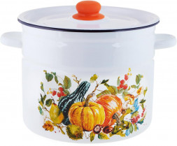 Кастрюля APPETITE 1с200с Осень эмал цил 9,0л