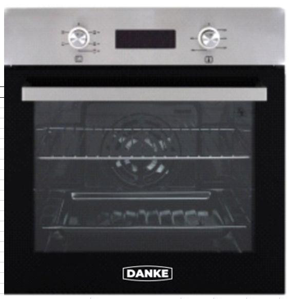 НЕЗАВИСИМЫЕ ДУХОВЫЕ ШКАФЫ ЭЛЕКТРИЧЕСКИЕ DANKE EOV926.2 IX/60см