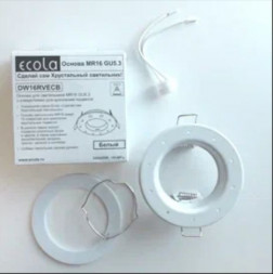 АКСЕССУАРЫ ДЛЯ СВЕТИЛЬНИКОВ ECOLA DW16RVECB Сделай сам Хрустальный светильник Основа MR16 GU5.3
