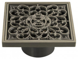 Трап САНАКС 00031 Трап под старую бронзу с декором 100х100 вертикальный (2)