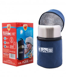 Термос PENGUIN ВК-109А Термос с ш/г 0,75 л с теплоизолирующим чехлом и инд коробке