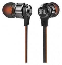 Наушники вкладыши проводные JBL T180A BLACK [ПИ]