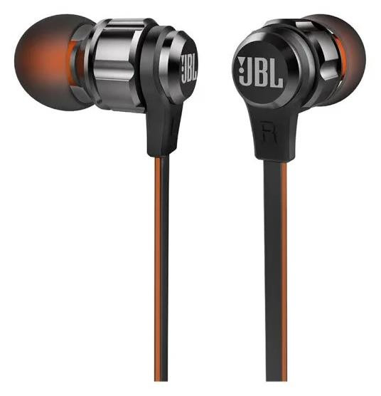 Наушники вкладыши проводные JBL T180A BLACK [ПИ]