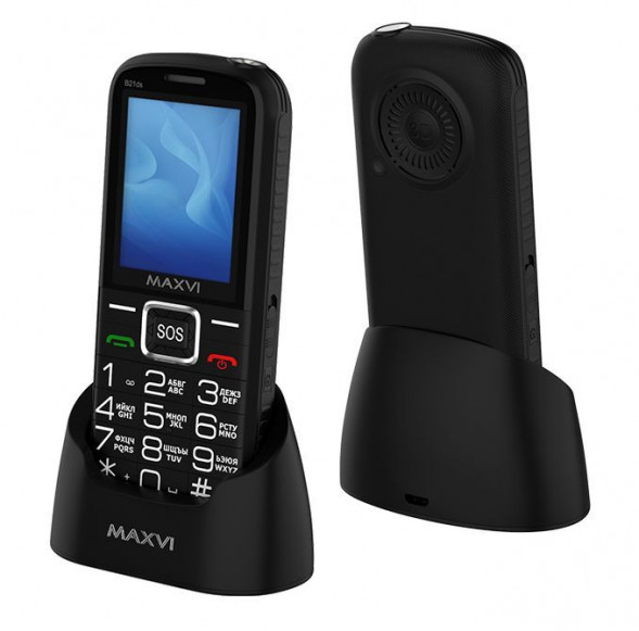 Телефон мобильный MAXVI B21ds Black