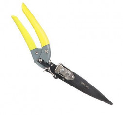 Ножницы INBLOOM BY Ножницы для травы, 34см, поворотные 90 гр, лезвие 20см, сталь 65М, обрезиненная ручка 186-035