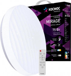 Светодиодный настенно-потолочный светильник КОСМОС KSMira75W белый