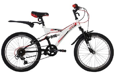 Велосипед NOVATRACK 20SS6V.DART.WT20 20&quot; DART, белый 139723