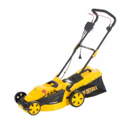 Газонокосилки электрические DENZEL Газонокосилка электрическая GM-1800, 1800 Вт, шир. 38 см, 6 уров., травосб. 40 л. 96617