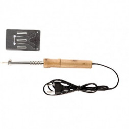 Паяльники электрические SPARTA Паяльник с ручкой из дерева, 40 Вт, 220 В 913102