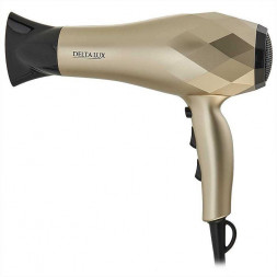 Фен DELTA LUX DL-0941 золотой с черным