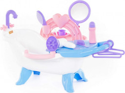 Игрушка ПОЛЕСЬЕ Набор для купания кукол 2 с аксессуарами (в пакете)
