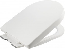 Сиденье для унитаза ARTICPLAST 7003 универсальное с системой плавного опускания микролифт из высокопрочного ABS пластика U - образное цвет белый