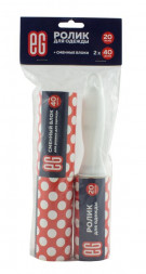 Ролик для одежды ЕГ (15994) набор для чистки (ролик+2 сменных блока) - цена за набор