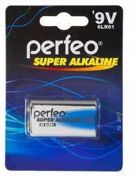 Элементы питания PERFEO 6LR61-1SH SUPER ALKALINE